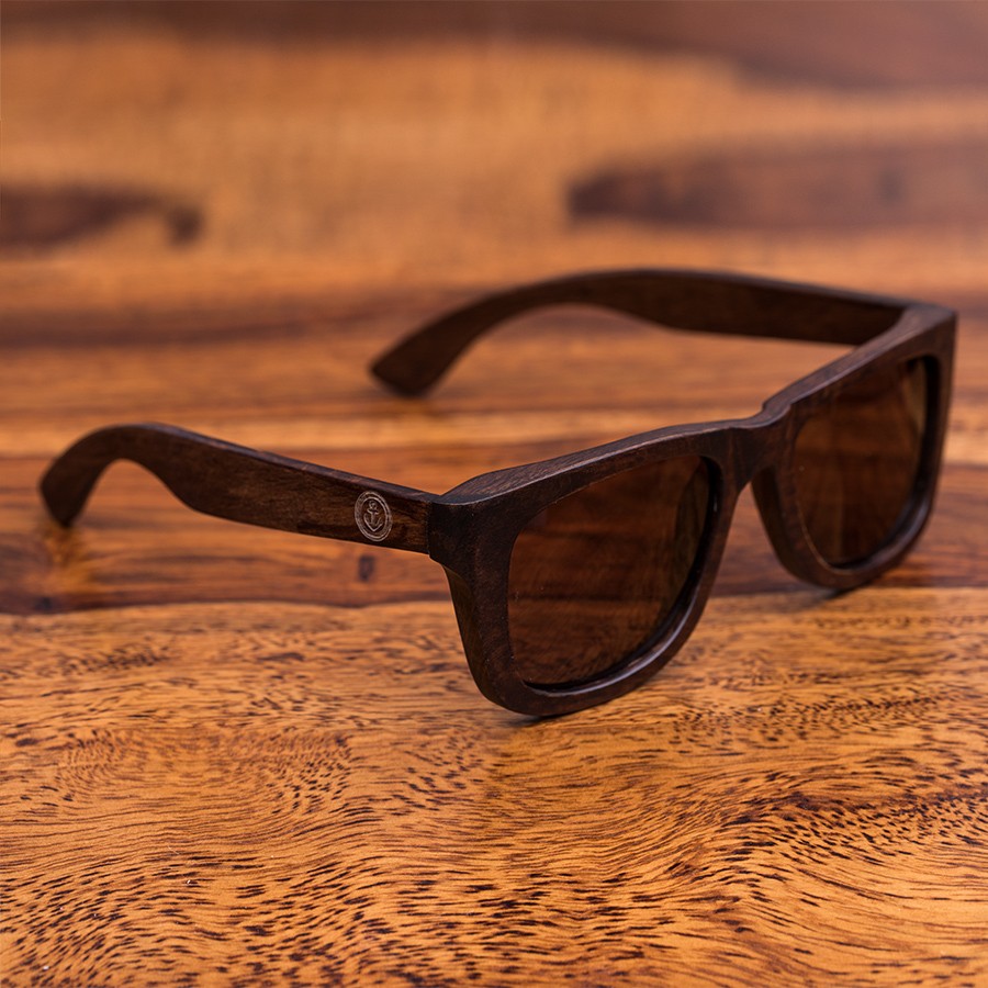 Mr. Brown  Sonnenbrille aus Holz von Davy Jones