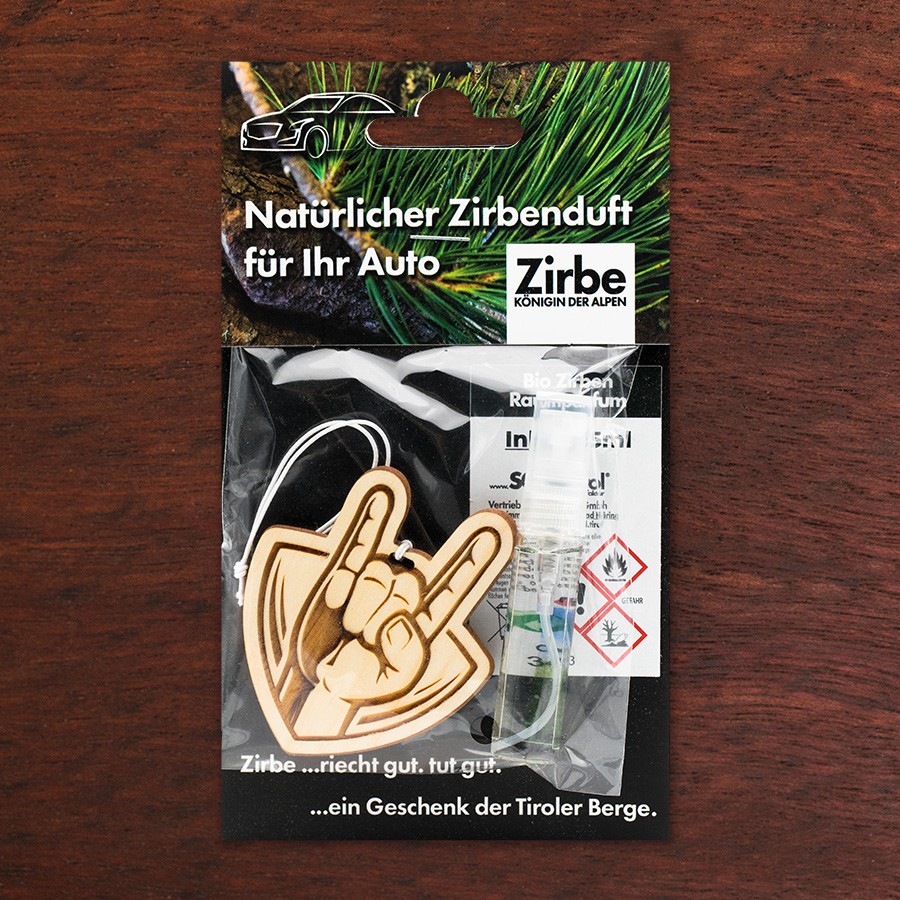 Rock on  - natürlicher Zirben Autoduft