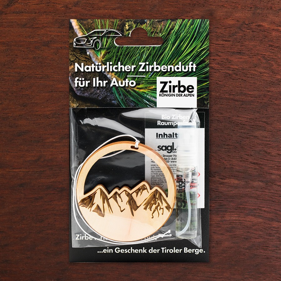 Berge  - natürlicher Zirben Autoduft