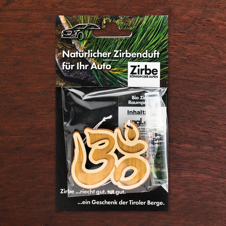 Om  - natürlicher Zirben Autoduft