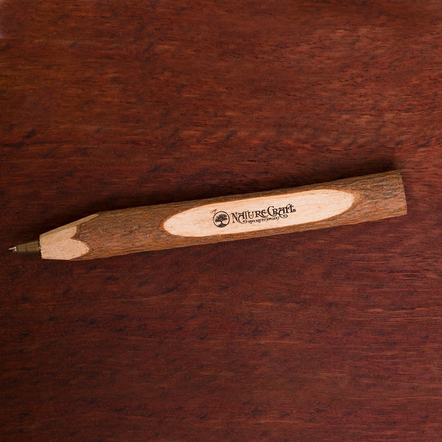 Kugelschreiber Zusatzartikel Holzschmuck aus Naturholz / Anhänger