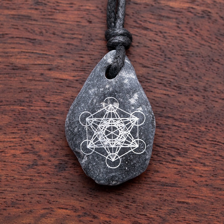 Metatron  Holzschmuck aus Naturholz / Anhänger
