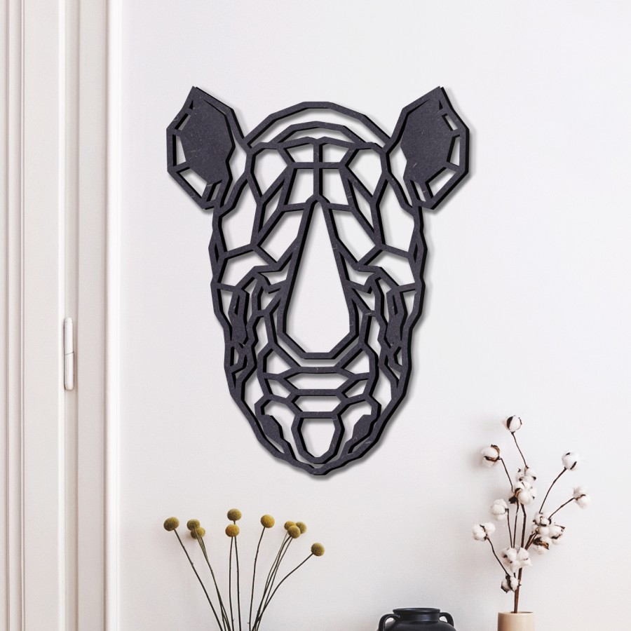 Nashorn  Holzschmuck aus Naturholz / Anhänger