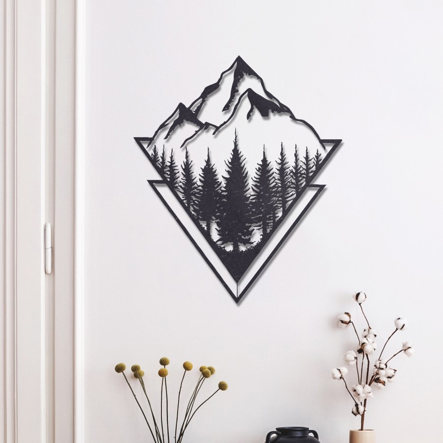 Berge Natur  Holzschmuck aus Naturholz / Anhänger