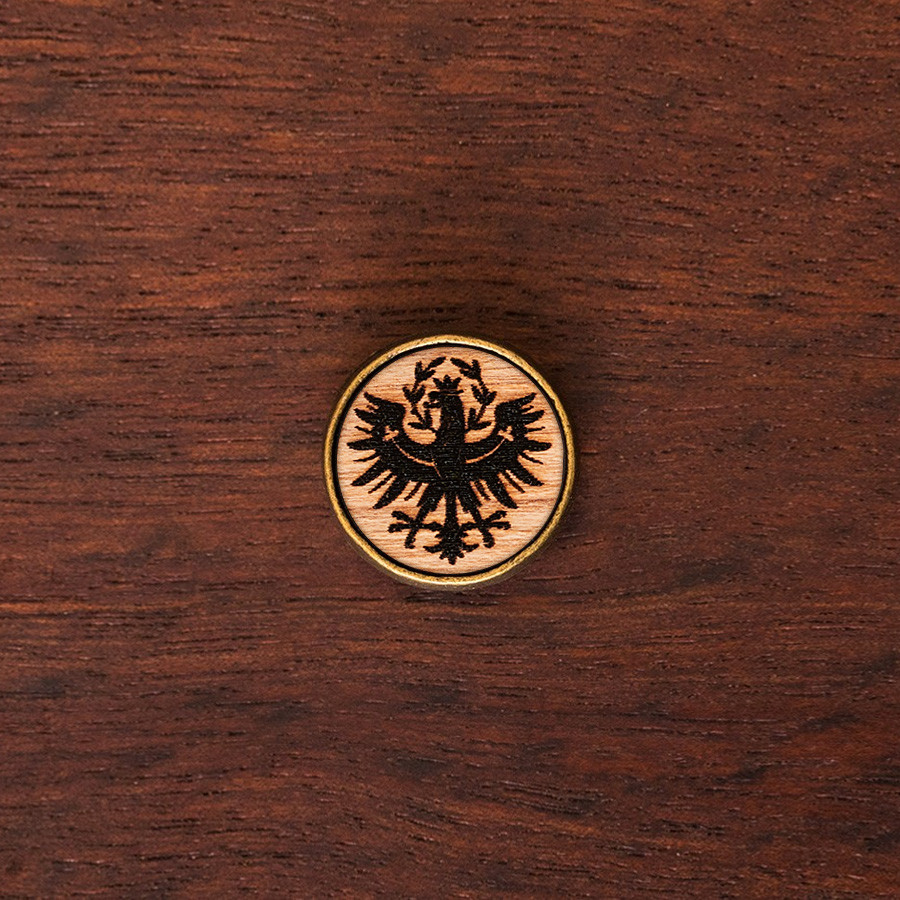 Tiroler Adler Schwarz Armkette Holzschmuck aus Naturholz / Anhänger